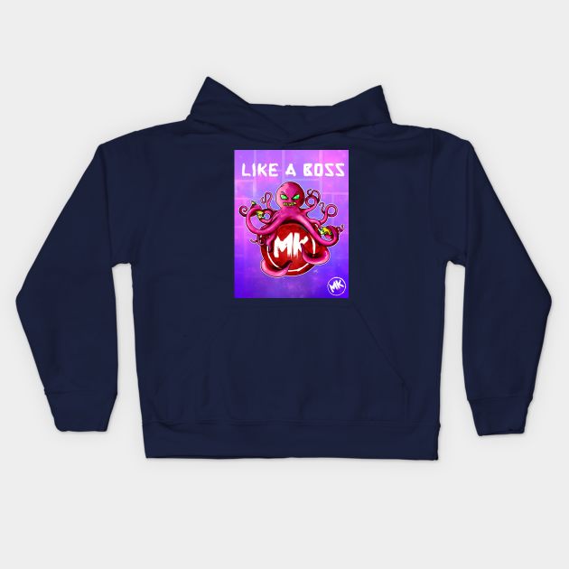 octo attack Kids Hoodie by MT Grafic Artist